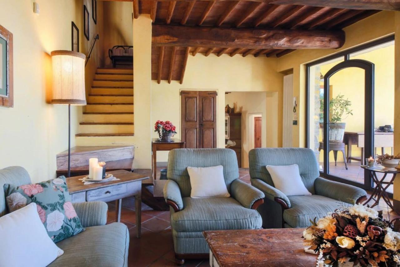 סקנדיצ'י Dante Country House - Casa Con Piscina Privata E Jacuzzi Tra Firenze E Chianti מראה חיצוני תמונה
